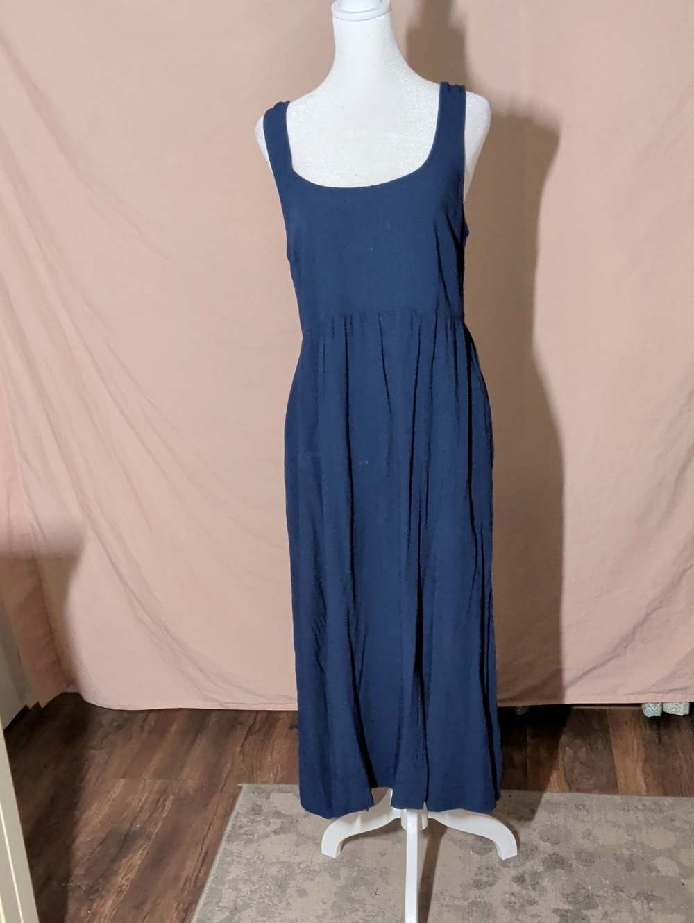 Final Touch Navy Sleeveless Maxi Dress